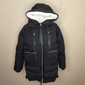 Orolay Duck Down Puffer Coat Hooded Zip Up
